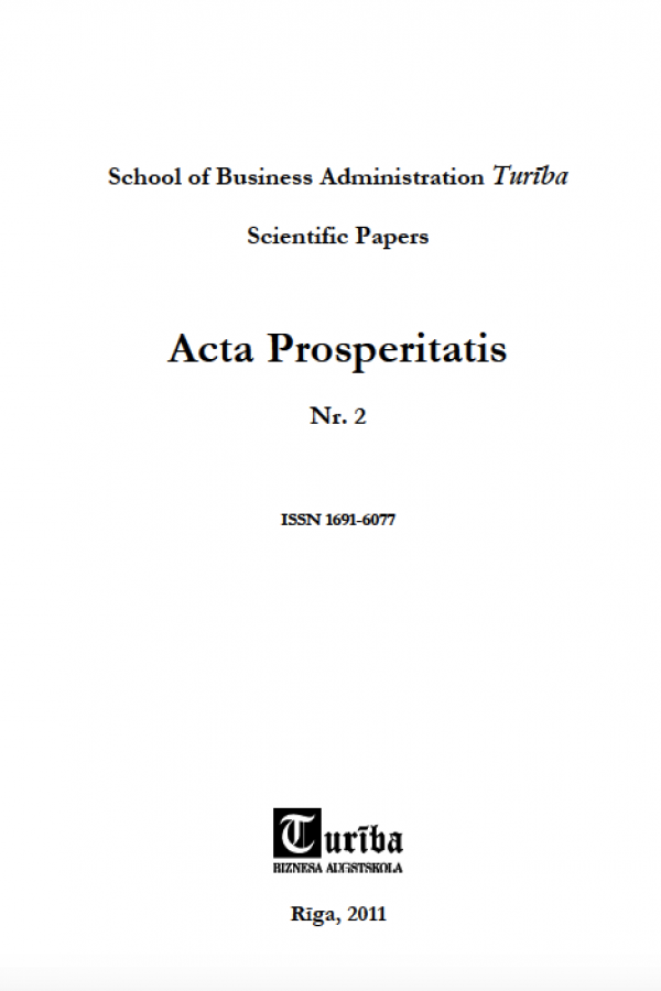 Acta Prosperitatis Nr. 2 cover
