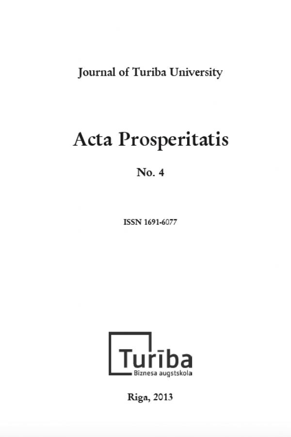Acta Prosperitatis Nr. 4 cover