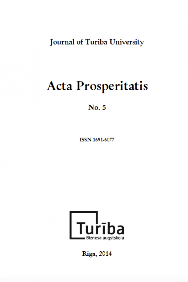 Acta Prosperitatis Nr. 5 cover
