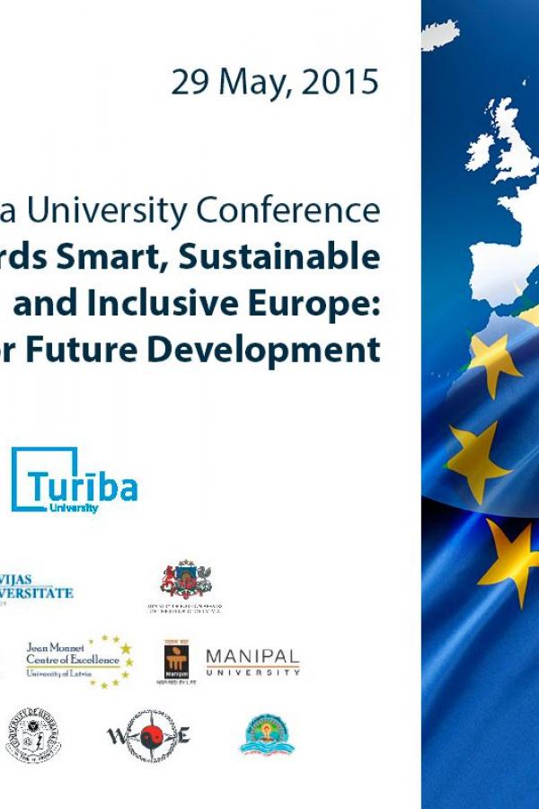 XVI starptautiskā zinātniskā konference - TOWARDS SMART, SUSTAINABLE AND INCLUSIVE EUROPE: CHALLANGES FOR FUTURE DEVELOPMENT cover