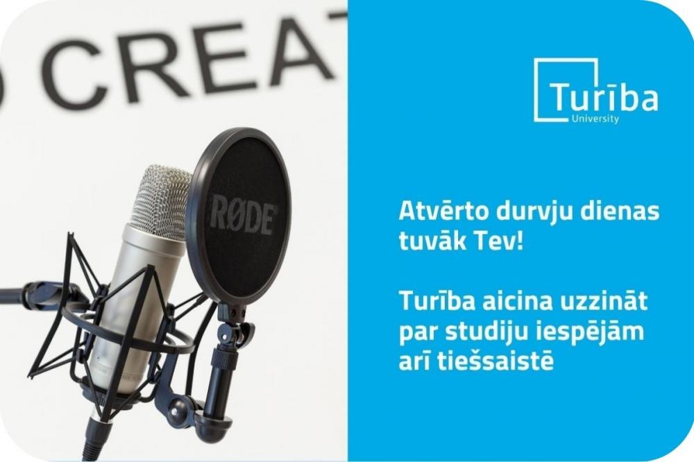 Atvērto durvju dienas tiešsaistē no 9. līdz 18. jūnijam. Tūrisms un pasākumu producēšana.